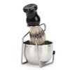 3Pcs/Set Shaving Tool Kit Brush with Stainless Steel Bowl Bracket