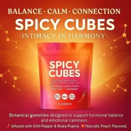 Gxg V Cubos Románticos Con Sabor A Chile Picante,30 Cápsulas