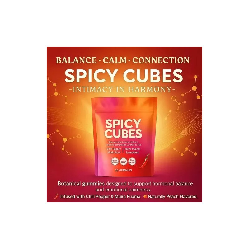 Gxg V Cubos Románticos Con Sabor A Chile Picante,30 Cápsulas