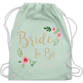 Shirtracer - Gym Bag Backpack - Hen Party Women - Bride To Be, 07 Pastel Green