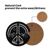 Absorbent Car Coasters for Cup Holders, 2 Pack Universal Anti