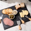 WLWNWFT 1 Pc 16 x 12 inch Slate Cheese Board