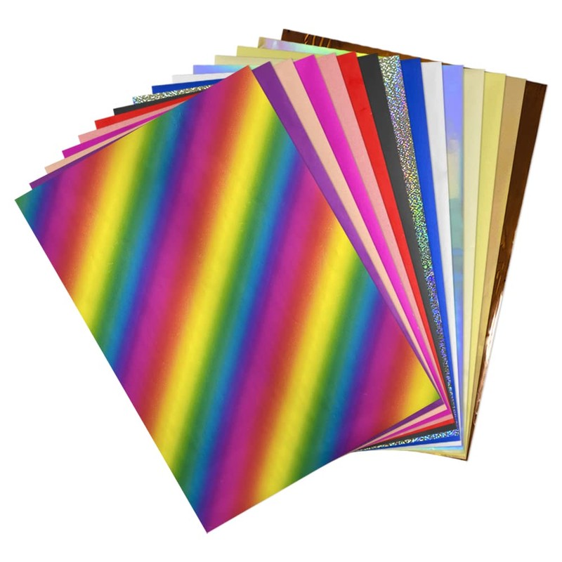CYFUN DESIGN 50 Sheets Toner Reactive Foil Sheet for Crafts
