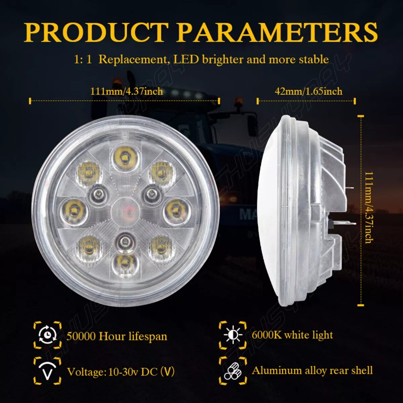 CHUSYYRAY LED Landing Light for Aircraft "SPOT" Beam #4509 PAR36
