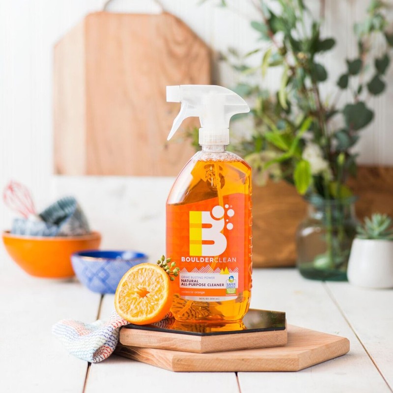 Boulder Clean Natural All-Purpose Cleaner, Valencia Orange, 28 Fluid Ounce