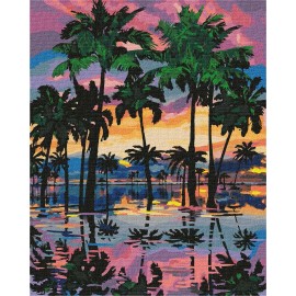 Ideyka Painting by Numbers kit Southern romance KHO2289