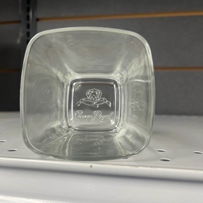 CROWN ROYAL BLACK DRINKING GLASS