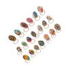 20pcs Shell Dreadlocks Ring DIY Cute Exqusite Hair Braiding Pendant