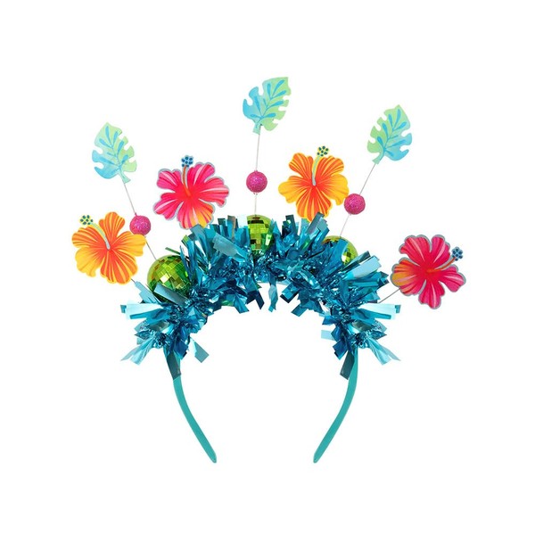 ANBALA Hawaiian Headband for Women Tropical Head Flower Hair Band