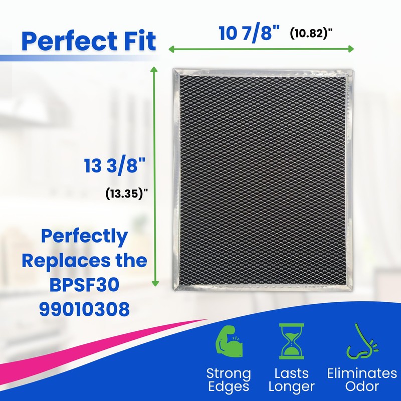 Range Hood Charcoal Filter for 10.81” x 13.31” BPSF30 99010308