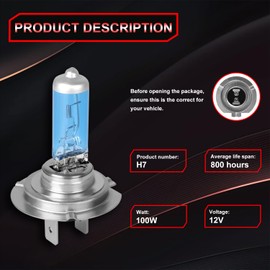 QUAYUB Headlight Bulbs Compatible with Kia Optima 2014-2016,H7 High Beam+H7 Low Beam Halogen Headlamp Bulbs+H11 Fog Light Bulbs,High Performance Halogen Light Bulbs Combo,Plug and Play, 6 Pcs