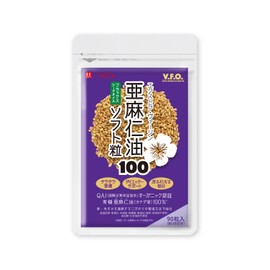 ハーブ健康本舗 亜麻仁油 ソフト粒100 90粒 (30日分) [ オーガニック アマニ油 100% 使用 オメガ3 国内製造 ]