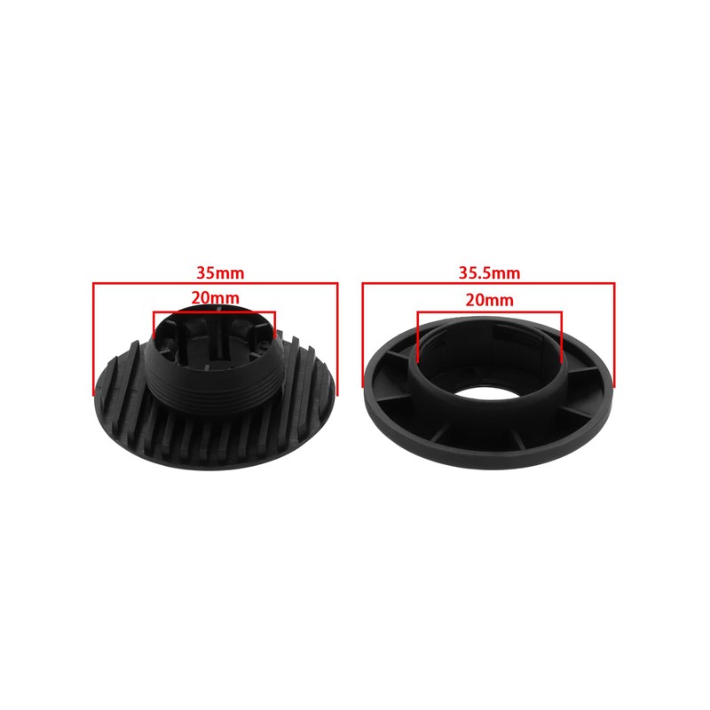 ECSiNG 8Sets Car Floor Mat Clip Fixings Round Fasteners Grips