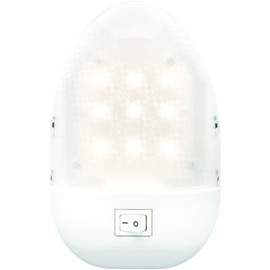 Optronics RVILL33P Single Fixture On/Off Switch (Interior Led Rv Light), White