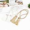 CQQNIU 2 Pairs Of Tassel Curtain Ties, Simple Curtain Ties,