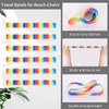 Hsthe Sea 5PC Elastic Beach Chair Clips Bands, Beach Towel