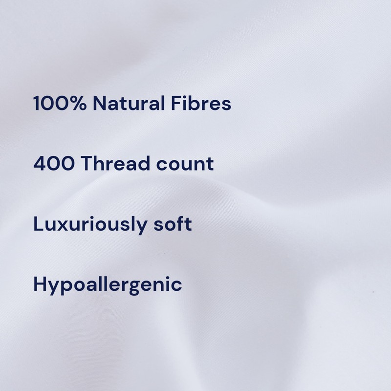 Sheet Story Bamboo Pillow Cases 2 Pack 50x75cm Size -
