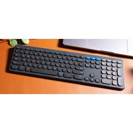 ZAGG Pro Keyboard 17 - Full-Size Wireless Charging Desktop Keyboard - Multi-Device Pairing - Compatible with Windows, macOS, iOS, Android, ChromeOS - Ergonomic Design for Efficient, Comfortable Typing