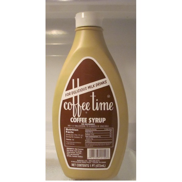 Coffee Time Coffee Syrup 1 Pint