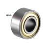 sourcing map Deep Groove Ball Bearings 684ZZ Double Shielded 4