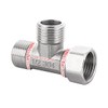 Beduan Stainless Steel 1/2" G 3 Way Diverter, Movable Cap