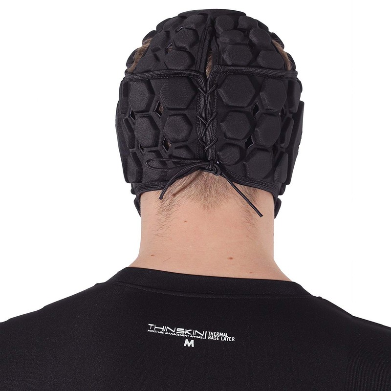 Optimum Unisex Senior Atomik Protective Headguard - Black, Large