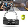 Door Password Lock,4 Dial Digit Code Combination Padlock Security Password