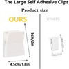 IOMDRWU 6 Pcs Large Self Adhesive Clips, Tapestry Hanger, Wall