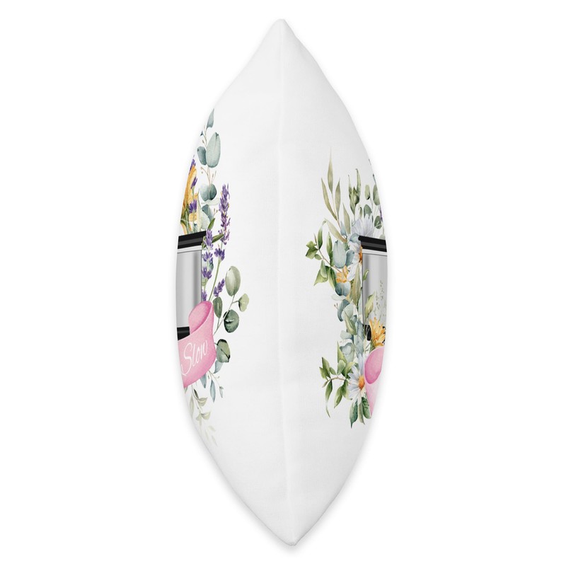 Crockpot Low and Slow Floral Throw Pillow