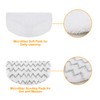 4 PACK Steam Mop Replacement Pads Compatible with Bissell Powerfresh