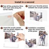 Boxalls 2 Pack Acrylic Picture Frames 6x8 with Clear Base