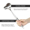 0XBIT Sauce Spoon, 2 Pieces Sauce Ladle with Pourer, Stainless