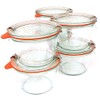 Weck 741 - 0.25 Liter Mold Jars with Lids -