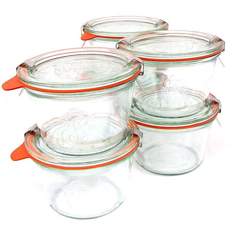 Weck 741 - 0.25 Liter Mold Jars with Lids -