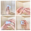 4Pcs Curtain Rod Holder with Swivel Ring Shower Rod Tension