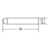 Polar Locket Door per 90 mm Chrome RB – 1