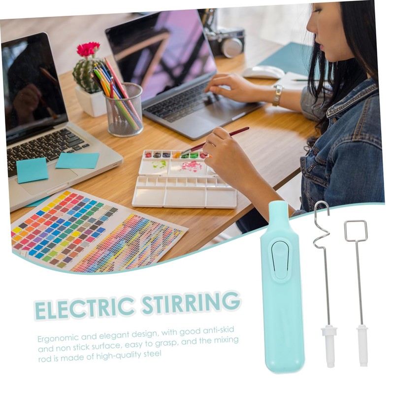 jojofuny 1Set Electric Pigment Mixer Durable Paint Mixing Device for