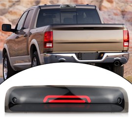 KEEGTBOX High Mount Stop Lights LED Third Brake Light Assemblies Compatible with Dodge Ram 1500 Truck 2009-2017 RAM 2500 3500 Truck 2010-2017 LED Cargo Lamp Accessories