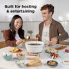 Chef’n SweetSpot Fondue Set, Adjustable Tea Light Candle-Powered Fondue Pot