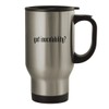 got inoculability? - 14oz Stainless Steel Travel Mug, Silver