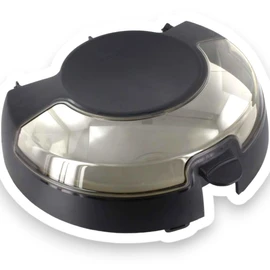 Quailitas Lid Cover for Air Fryer [Black] - Compatible For Tefal Actifry Fryer GH8000, GH8062, AL8000, AL8062, FZ7000, FZ7072, Dishwasher Safe, Removable Lid - Kitchen & Home Appliances