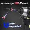 GEINXURN 19-Piece Ratchet Screwdriver and Bit Holder Removable Ergonomic Handle