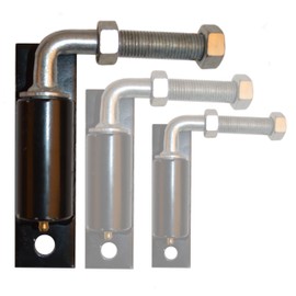 ALEKO Driveway Gate Hinge J-Bolt for Heavy-Duty Drive way Gates | 3/4-Inch with 2 Bolts, 2 Nuts and 2 Washers | LM115