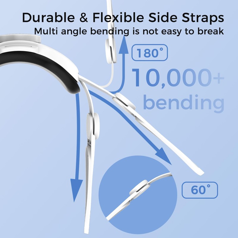 Head Strap for Oculus Quest 3, Adjustable Elite Strap Replacement,
