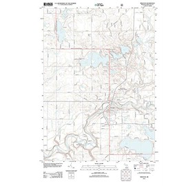 Michigan Maps - 2012 Newaygo, MI - USGS Historical Topographic Wall Art : 24in x 32in, Large Wall Art Map