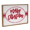 27.5" "Merry Christmas Rectangular Wall Sign