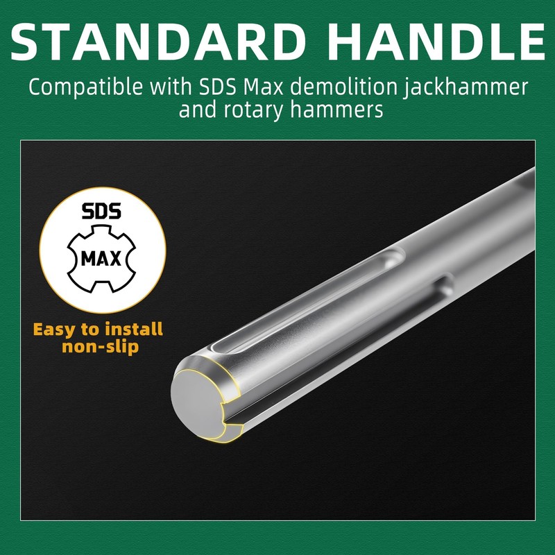 24-inch SDS Max 3 Inch Scaling Chisel - Perfect for
