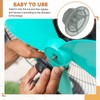 sourcing map Hole Fan Blade Nut Covers Universal Plastic M8x1.5