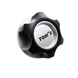 Aluminum Alloy Gas Engine Oil Filler Cap Plug Cover Compatible with Toyota TRD Highlander RAV4 Yaris Camry Corolla Tacoma Land Cruiser (TOMS-Black)