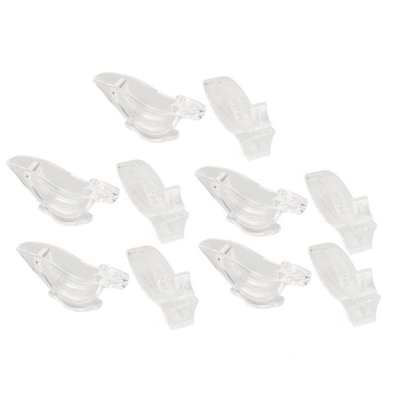 10Pcs Manual Lemon Juicer Transparent Safe Acrylic Fish Bird Shaped
